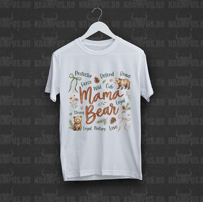 Tricou Alb Mama Bear