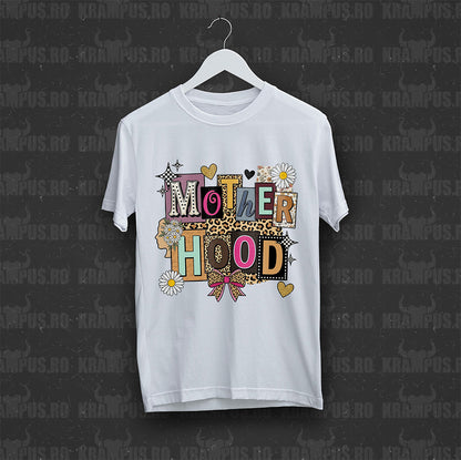 Tricou Alb Motherhood Y2K