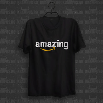 Tricou Amazing Parodie Logo Amazon