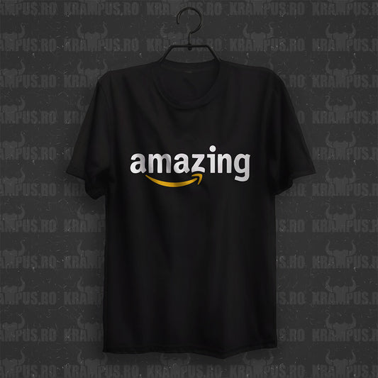 Tricou Amazing Parodie Logo Amazon