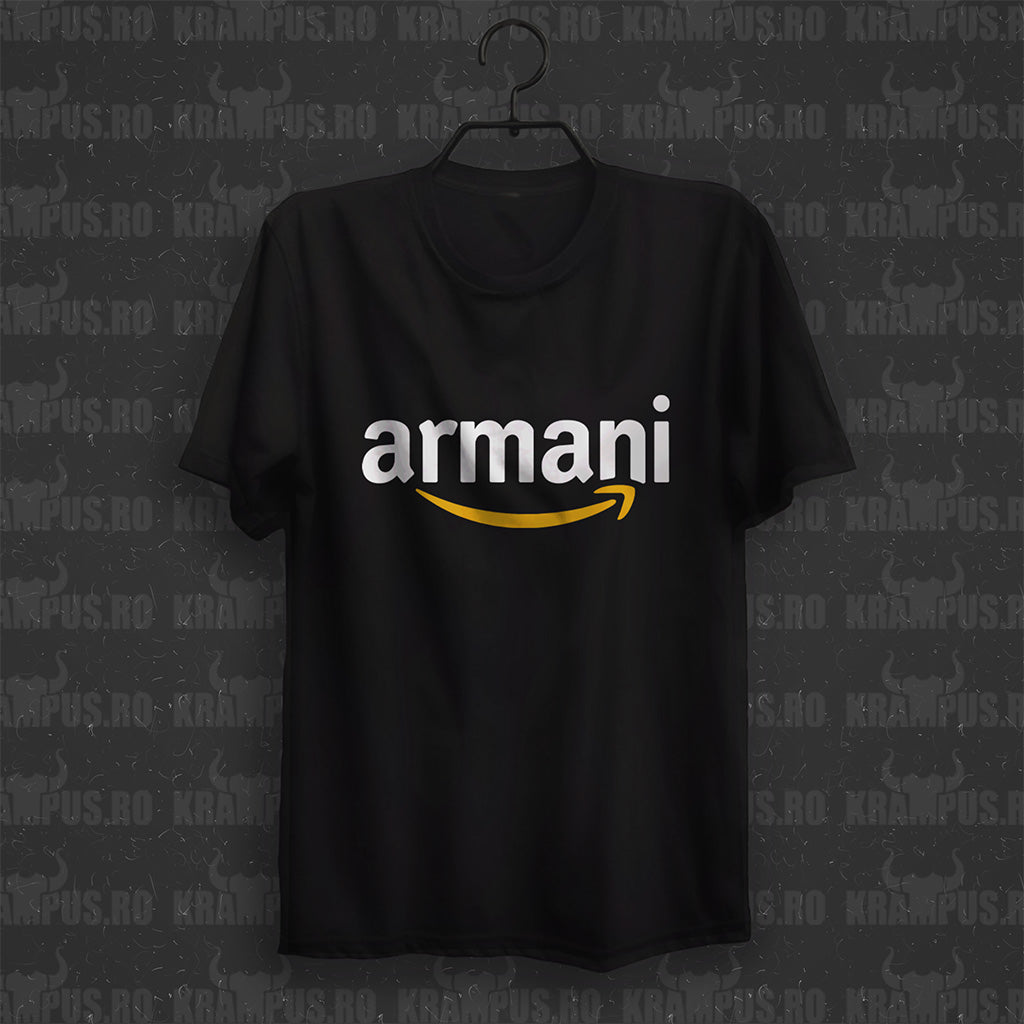 Tricou Armani Parodie Logo Amazon