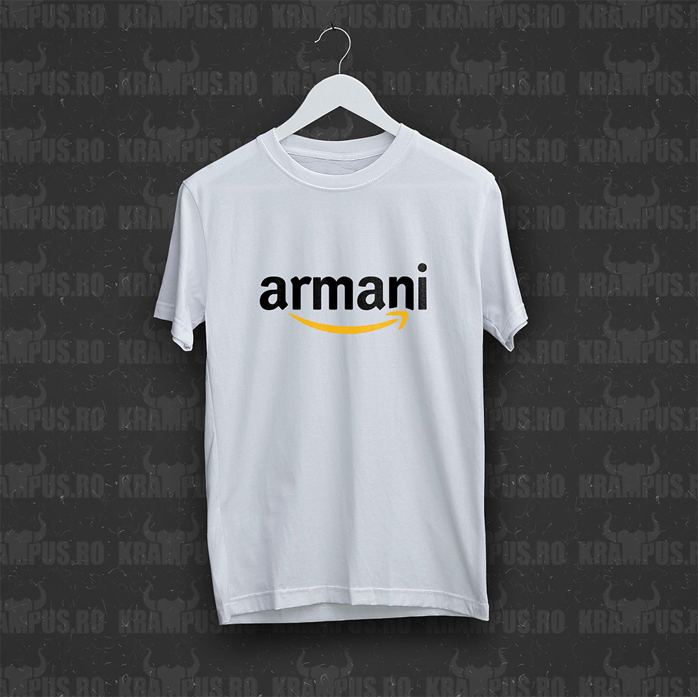 Tricou Armani Parodie Logo Amazon