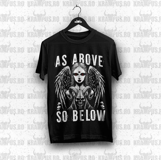 Tricou As Above So Below Rock Gothic