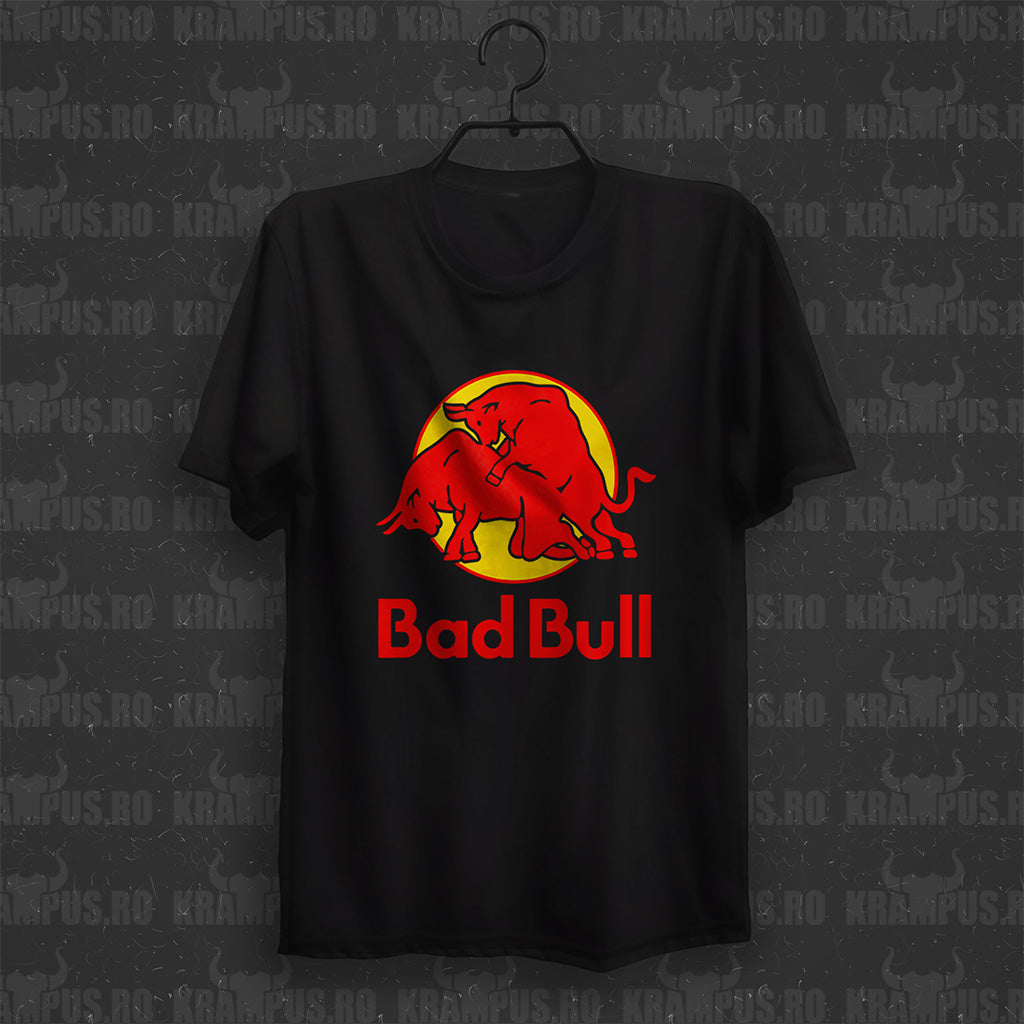Tricou Bad Bull Parodie Logo Red Bull