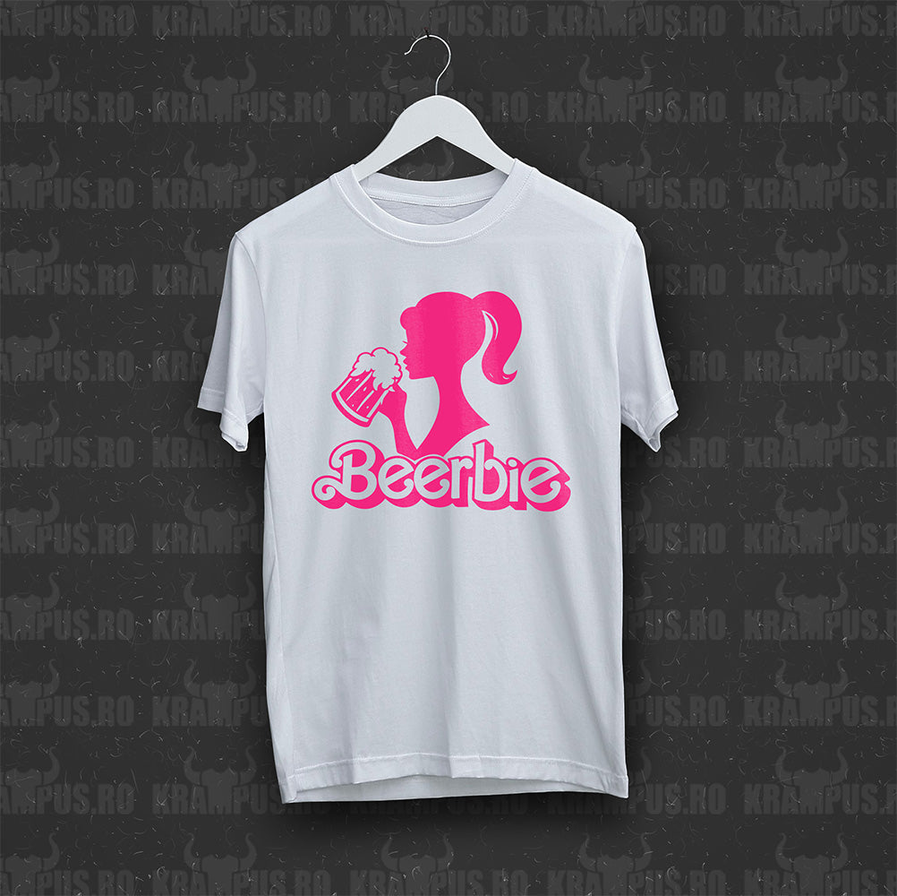 Tricou Beerbie Parodie Logo Barbie