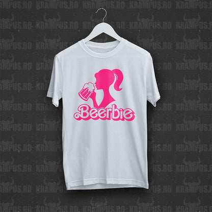 Tricou Beerbie Parodie Logo Barbie