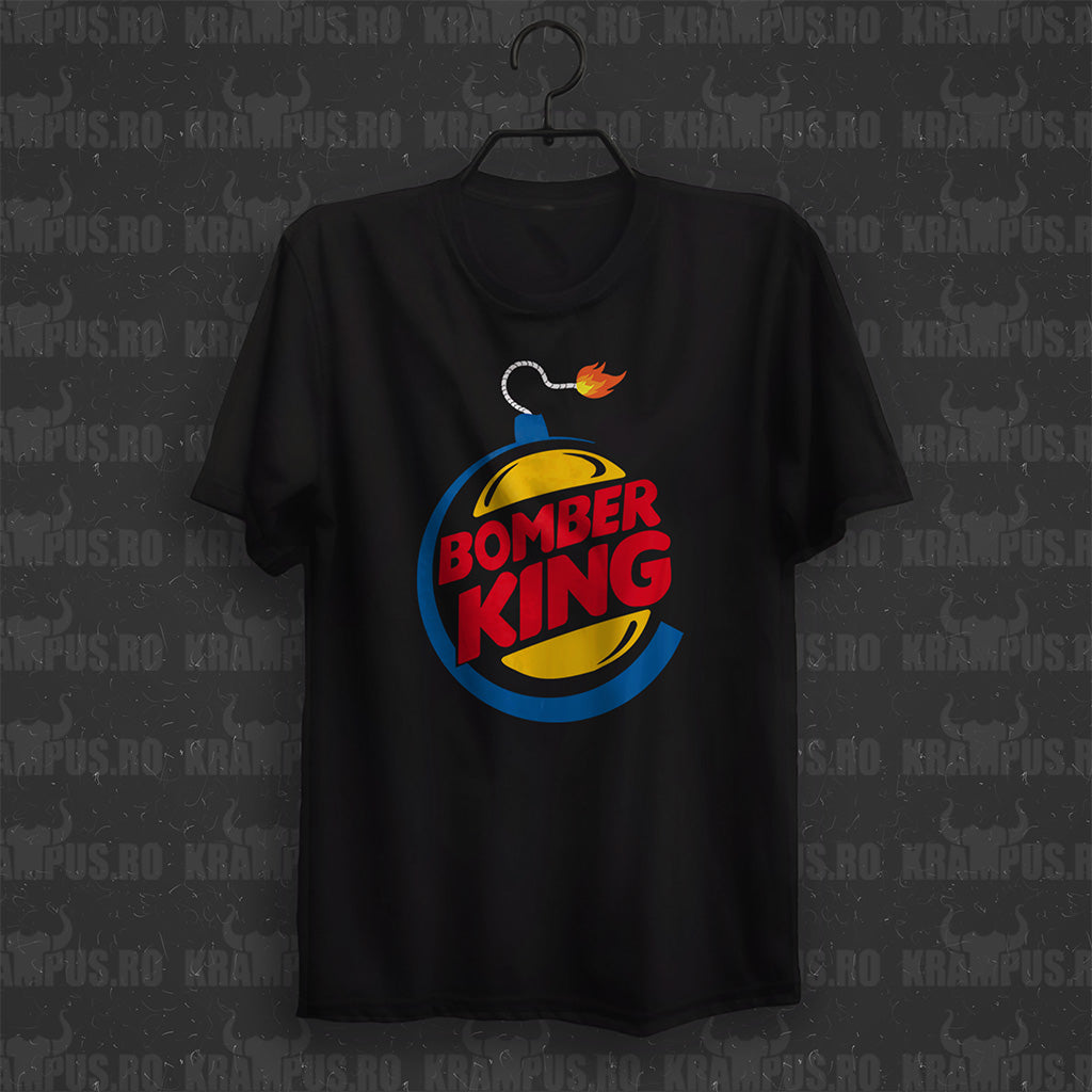 Tricou Bomber King Parodie Logo Burger King