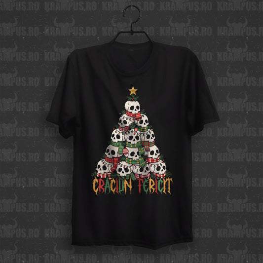 Tricou Brad Capete De Mort Craciun Fericit