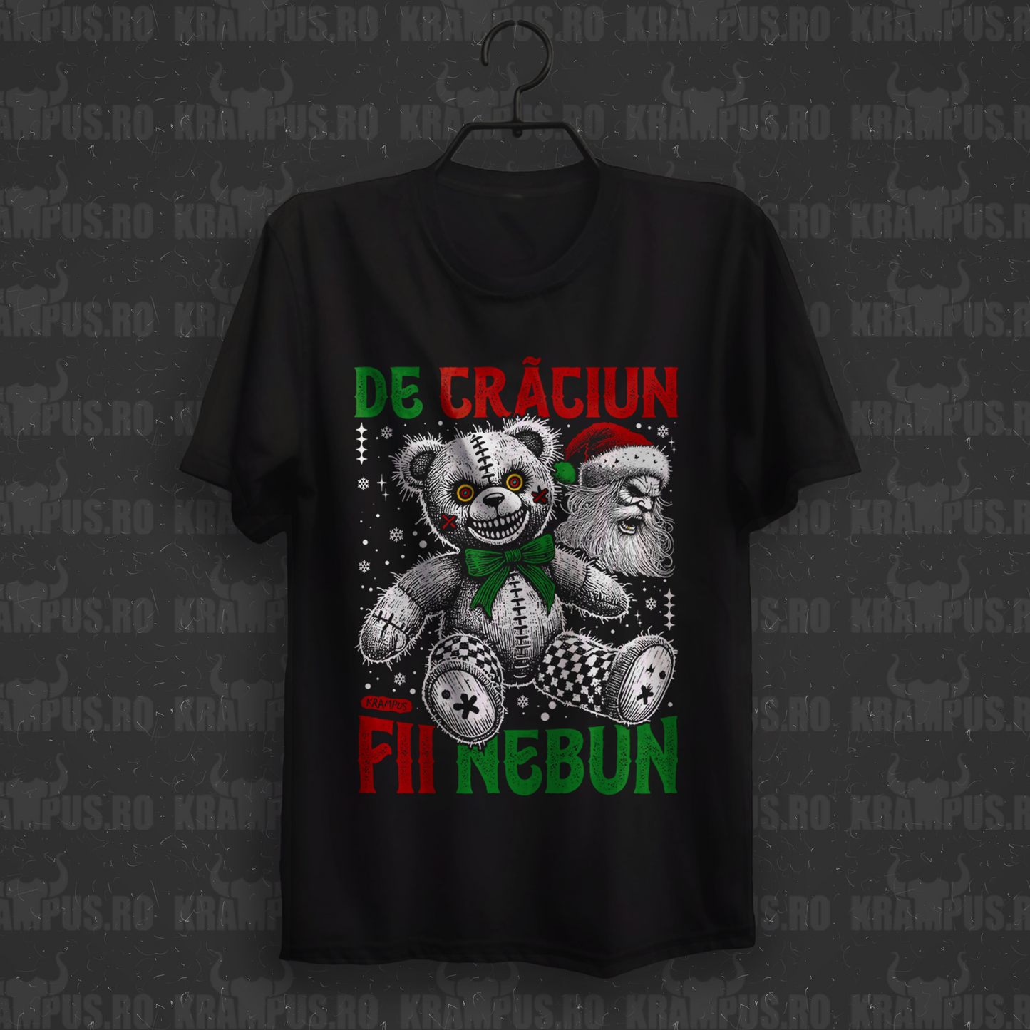 Tricou De Craciun Fii Nebun