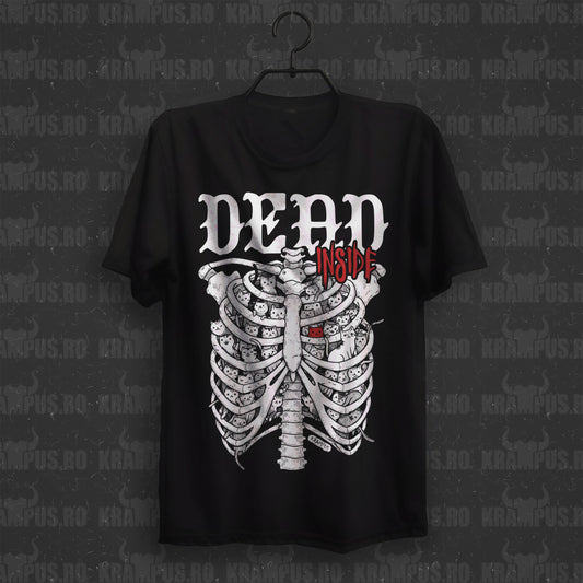 Tricou Dead Inside Cat