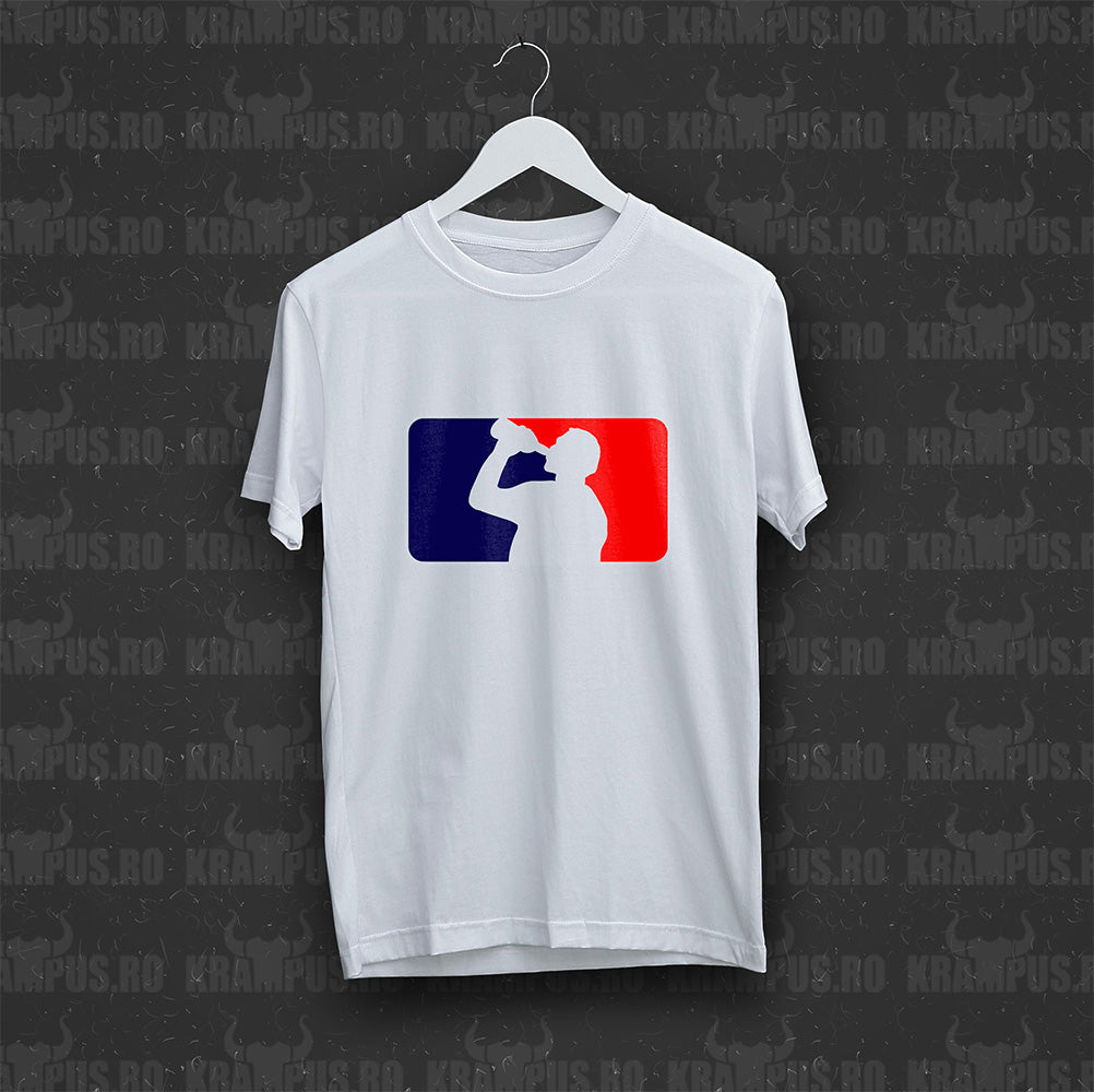 Tricou Drunk Parodie Logo NBA