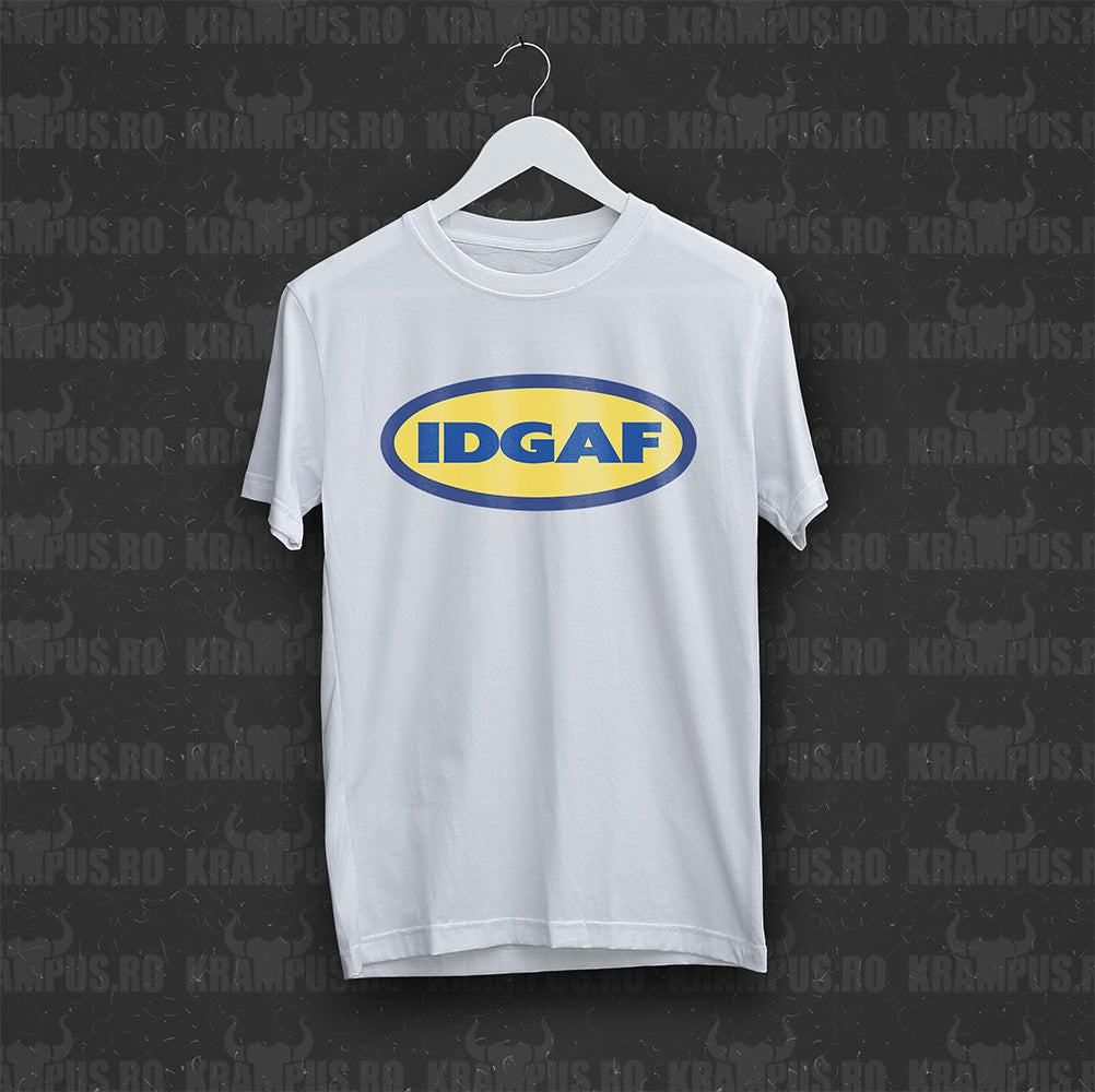 Tricou IDGAF Parodie Logo Ikea