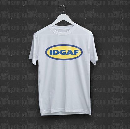Tricou IDGAF Parodie Logo Ikea