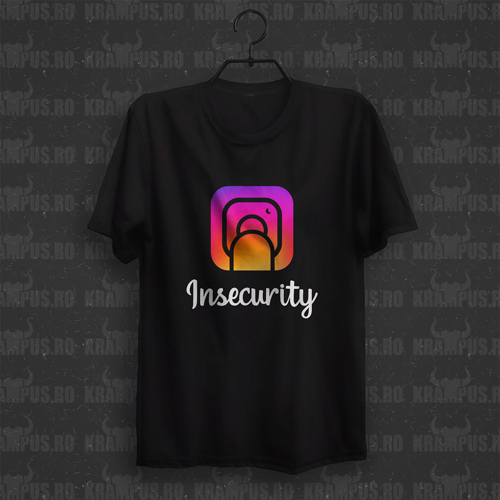 Tricou Insecurity Parodie Logo Instagram
