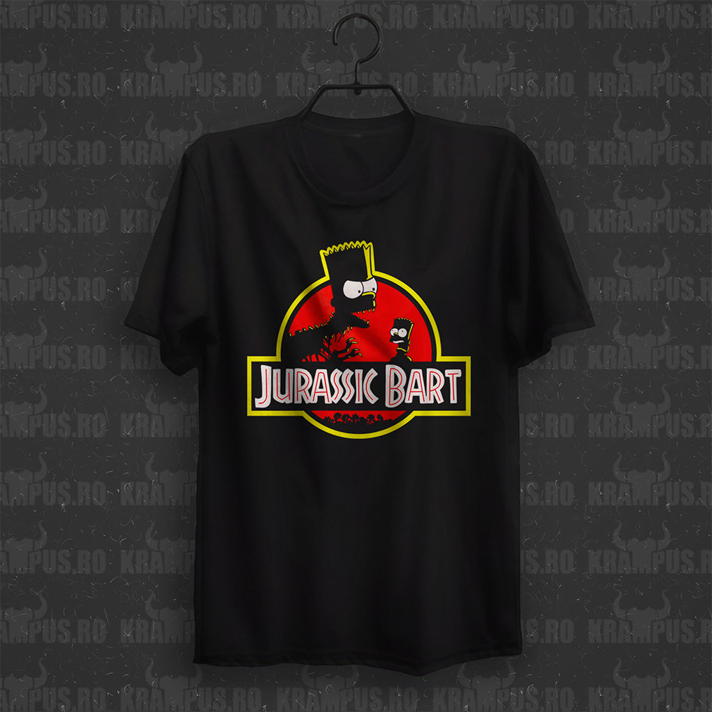 Tricou Jurassic Bart Parodie Logo Jurassic Park Simpsons