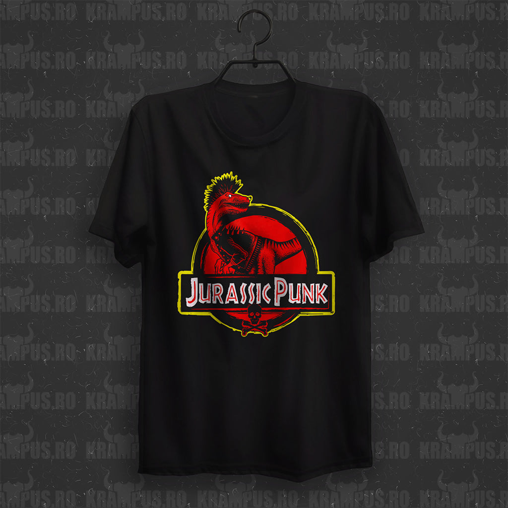 Tricou Jurassic Punk Parodie Logo Jurassic Park