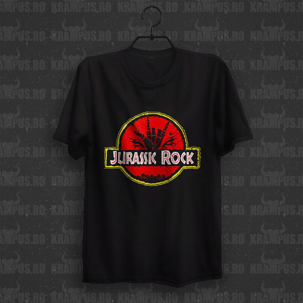 Tricou Jurassic Rock Parodie Logo Jurassic Park