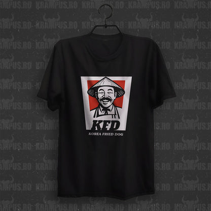 Tricou KFD Korea Fried Dog Parodie Logo KFC