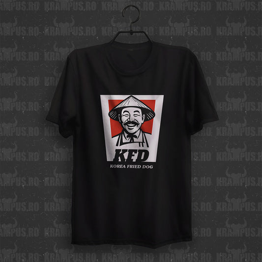 Tricou KFD Korea Fried Dog Parodie Logo KFC