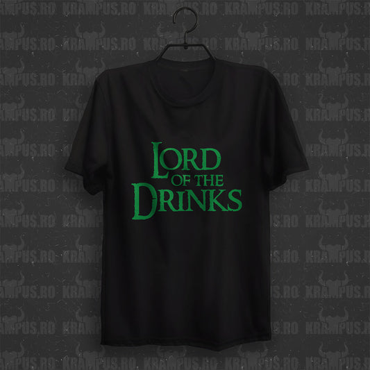 Tricou Lord Of The Drinks Parodie Logo Lord Of The Rings