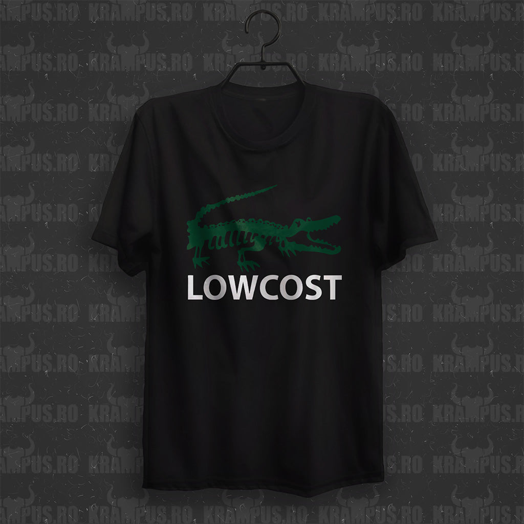 Tricou Lowcost Parodie Logo Lacoste