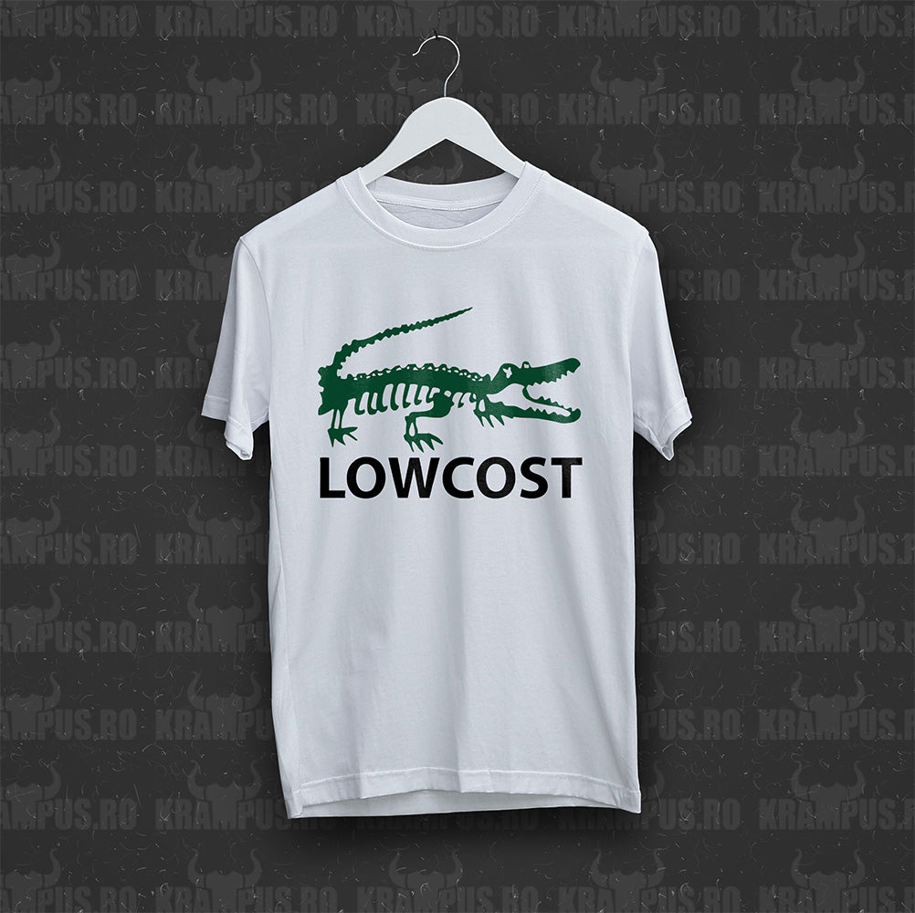 Tricou Lowcost Parodie Logo Lacoste