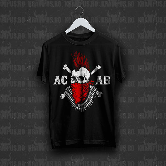 Tricou Negru ACAB Punk