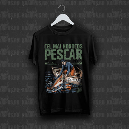 Tricou Cel Mai Norocos Pescar