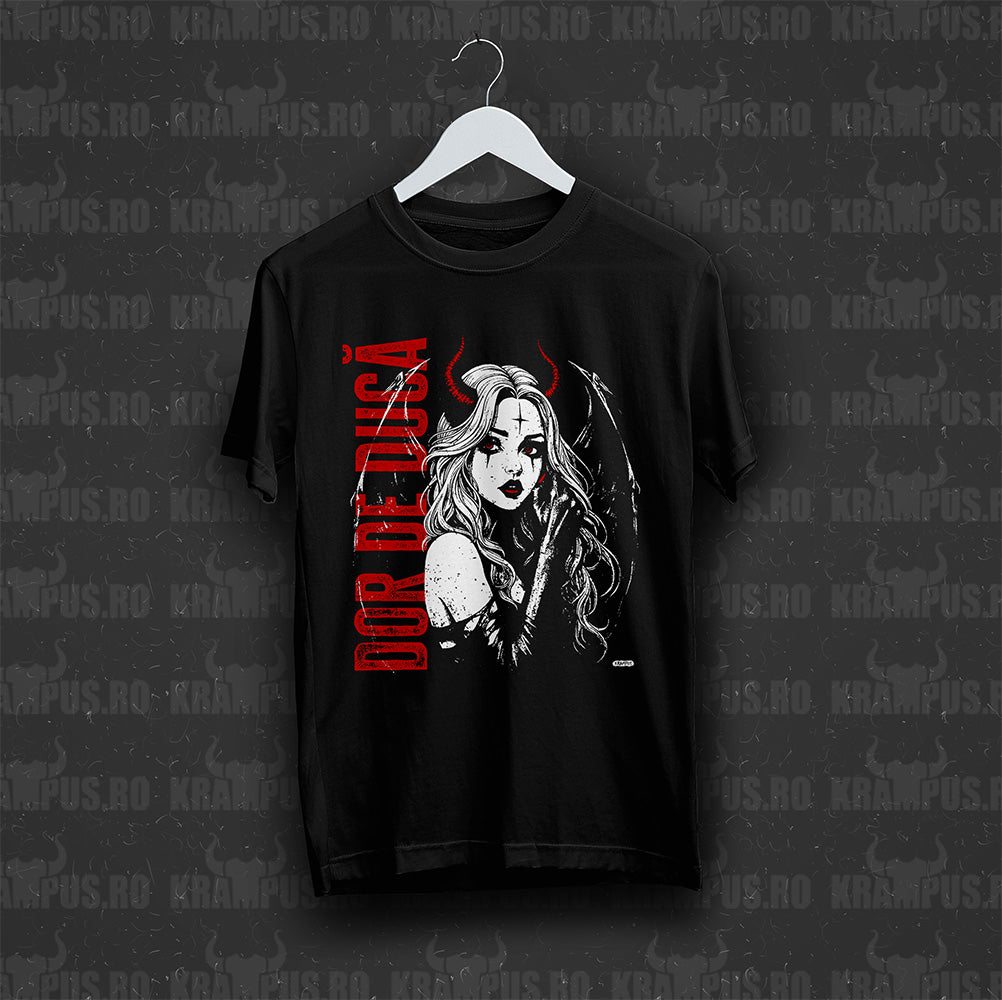Tricou Negru Unisex Dor de Ducă