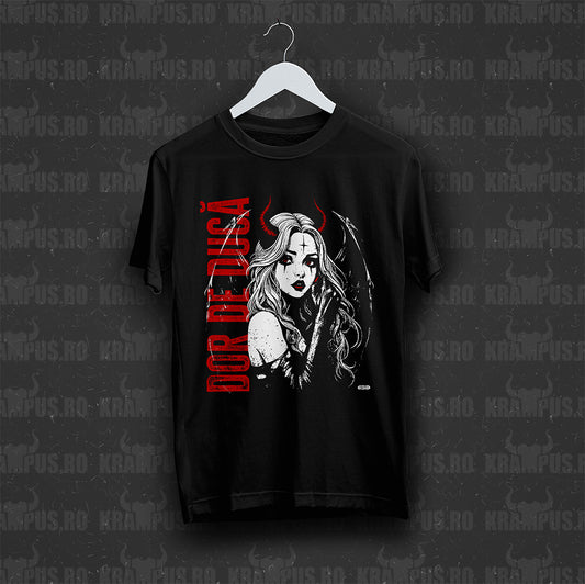 Tricou Negru Unisex Dor de Ducă