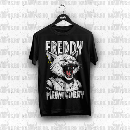 Tricou Freddy Meawcurry Pisica Rock