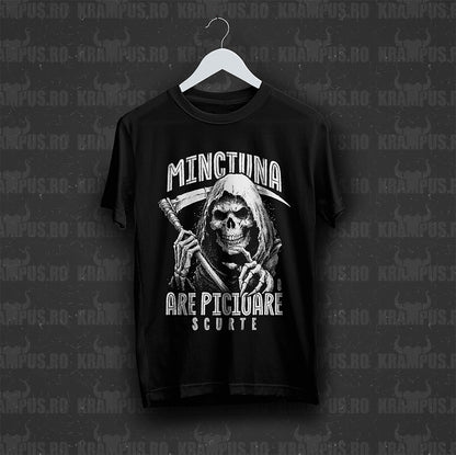 Tricou Negru Minciuna Are Picioare Scurte