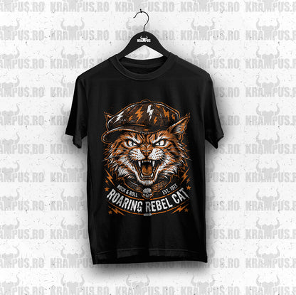Tricou Roaring Rebel Cat Pisica Rock