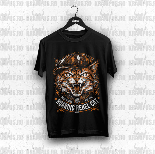 Tricou Roaring Rebel Cat Pisica Rock