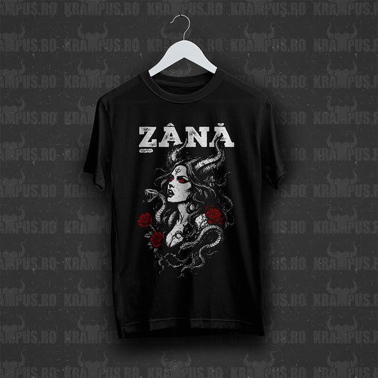 Tricou Negru Unisex Zână