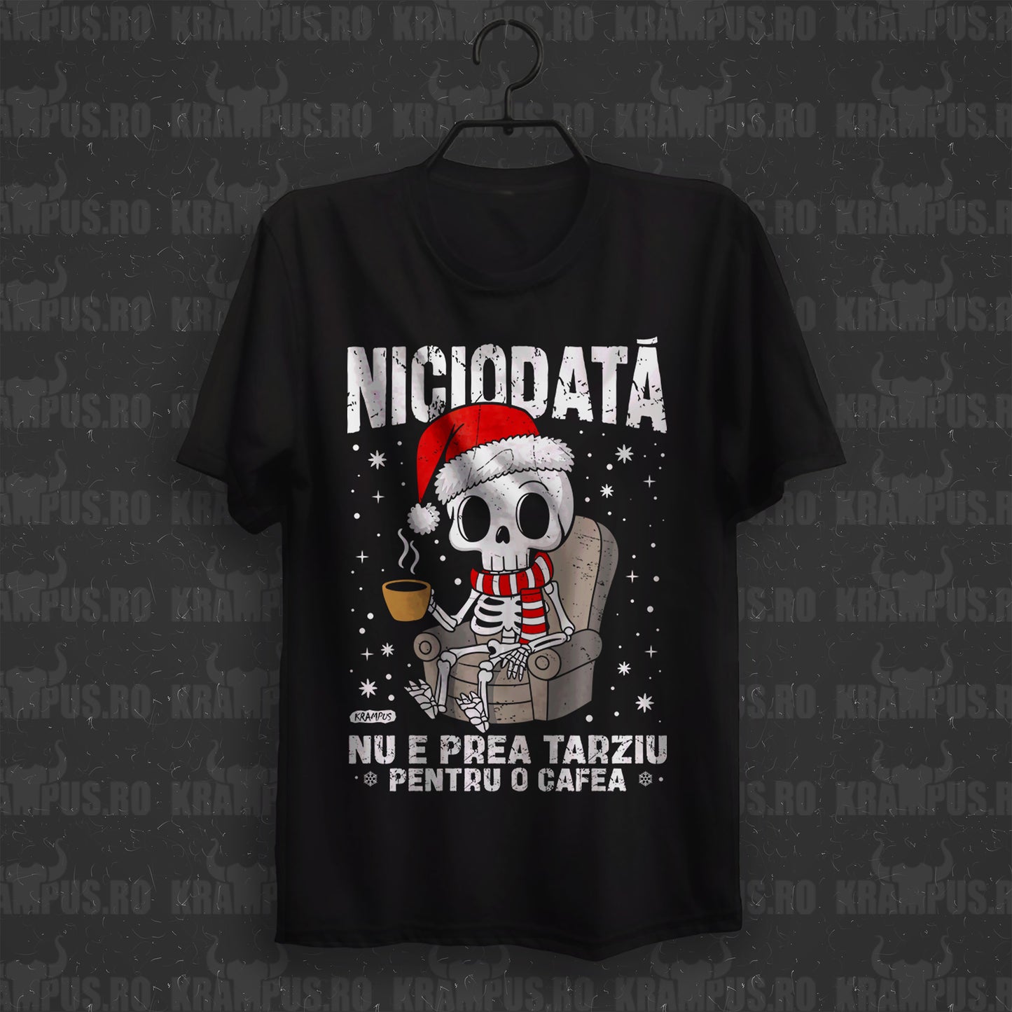 Tricou Niciodată Nu E Prea Târziu Pentru o Cafea