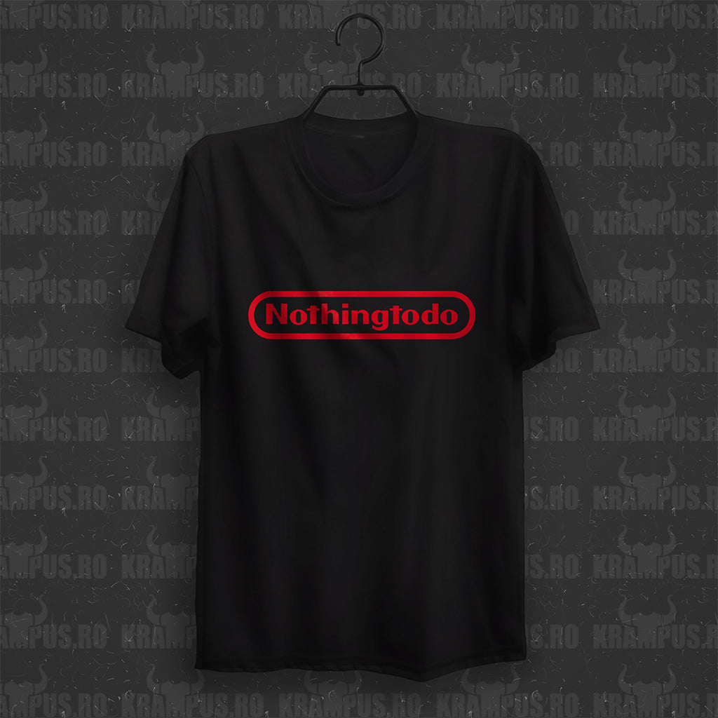 Tricou Nothingtodo Parodie Logo Nintendo