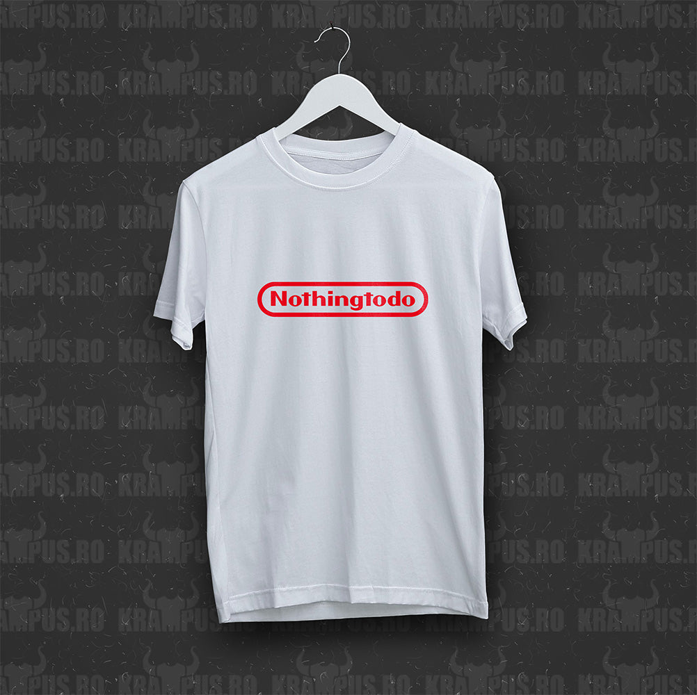 Tricou Nothingtodo Parodie Logo Nintendo