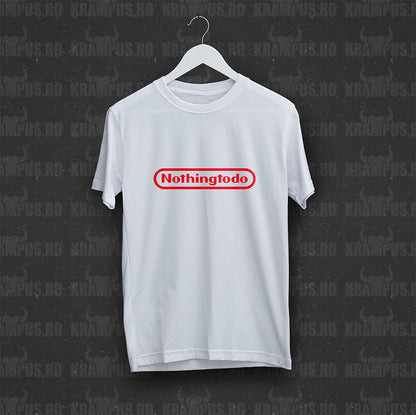 Tricou Nothingtodo Parodie Logo Nintendo