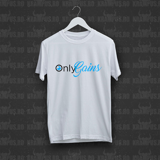 Tricou Only Gains Parodie Logo OnlyFans