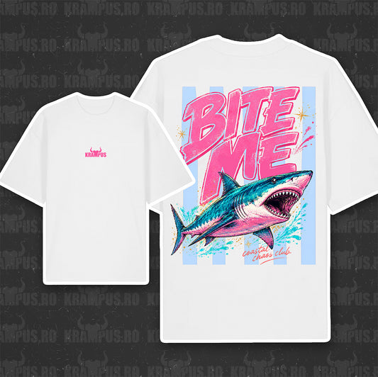 Tricou Oversize Bite Me (Coastal Chaos Club)