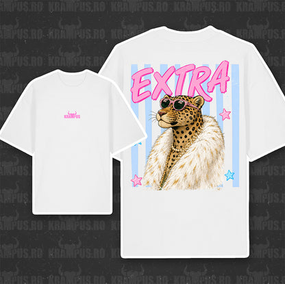 Tricou Oversize Extra Leopard