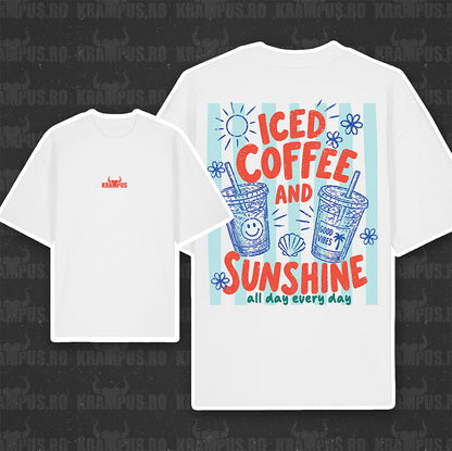 Tricou Oversize Iced Coffee & Sunshine