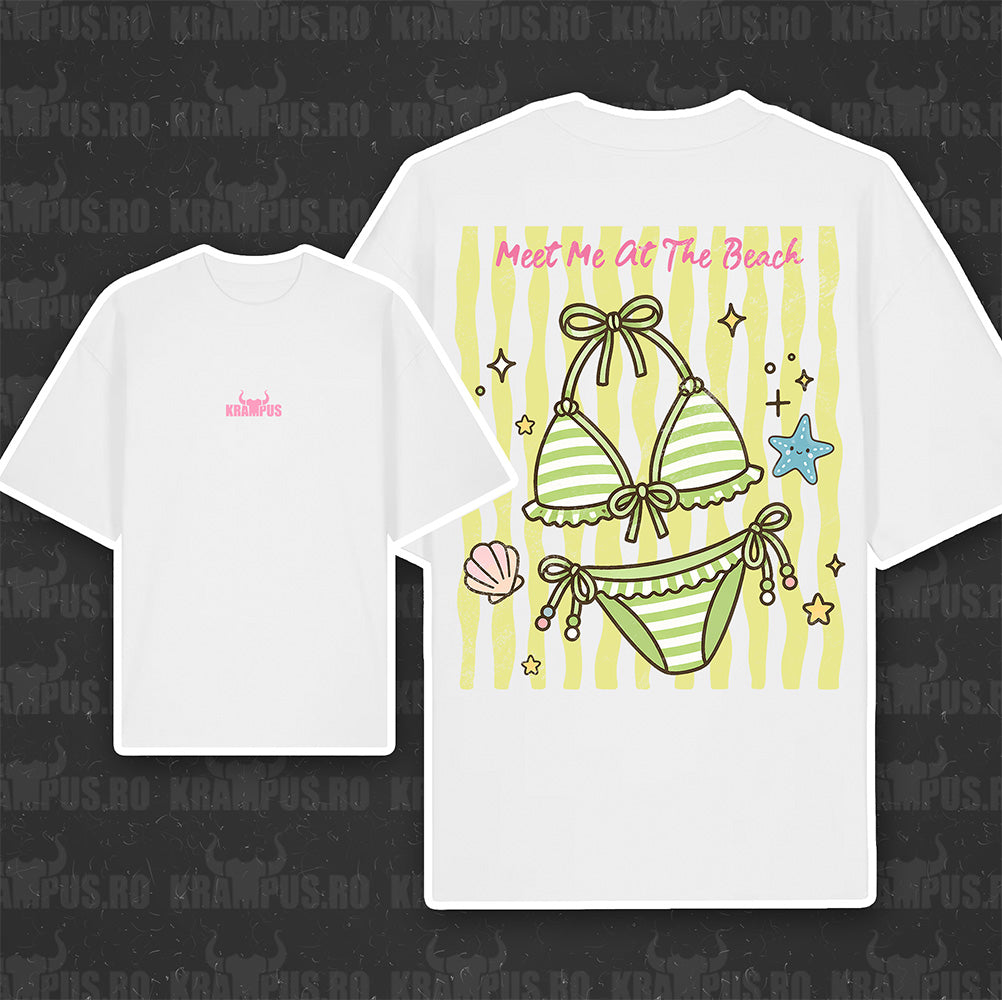 Tricou Oversize Meet Me At The Beach