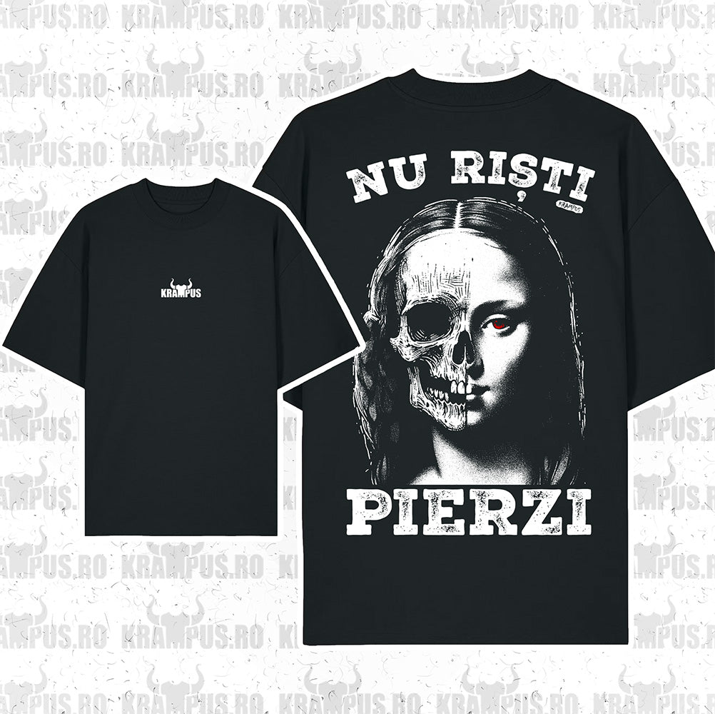 Tricou Oversize Nu Riști Pierzi
