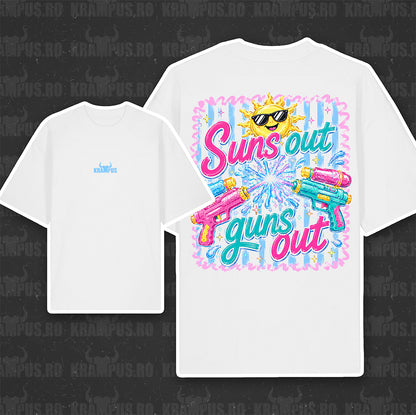 Tricou Oversize Suns Out Guns Out