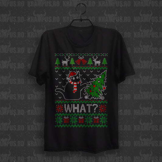 Tricou Pisica Craciun What