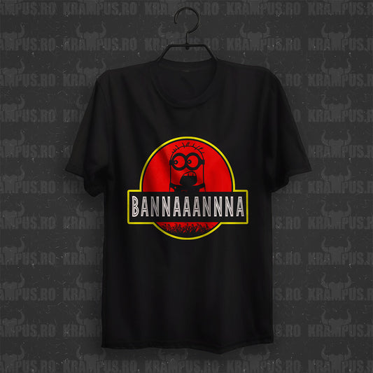 Tricou Bannaaannna Parodie Logo Jurassic Park Minions