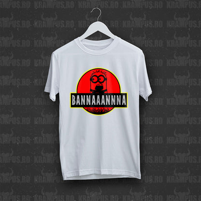 Tricou Bannaaannna Parodie Logo Jurassic Park Minions