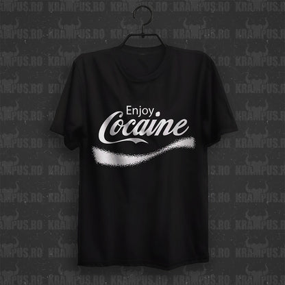 Tricou Enjoy Cocaine Parodie Logo Coca-Cola